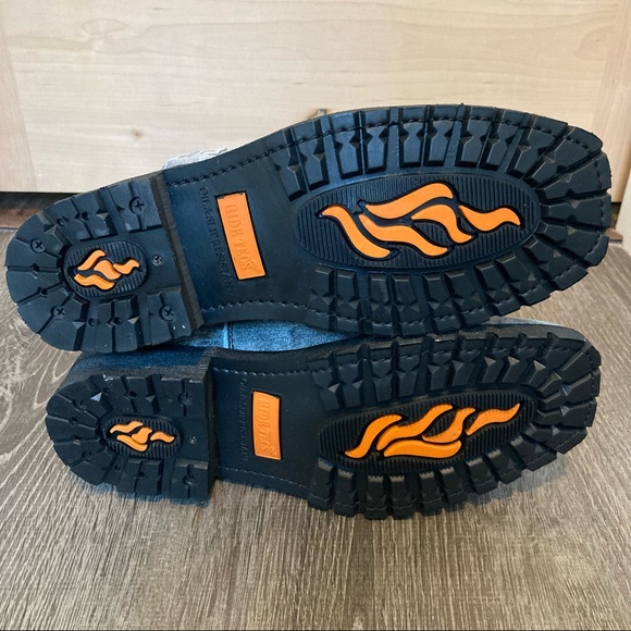 Ride Tecs Mens 13” Stone Wash Leather Harness Boots Size 8.5M  NWOB - Picture 15 of 15